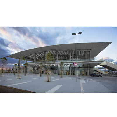 UHPC -TGV station roof, 2017, Montpellier, France
